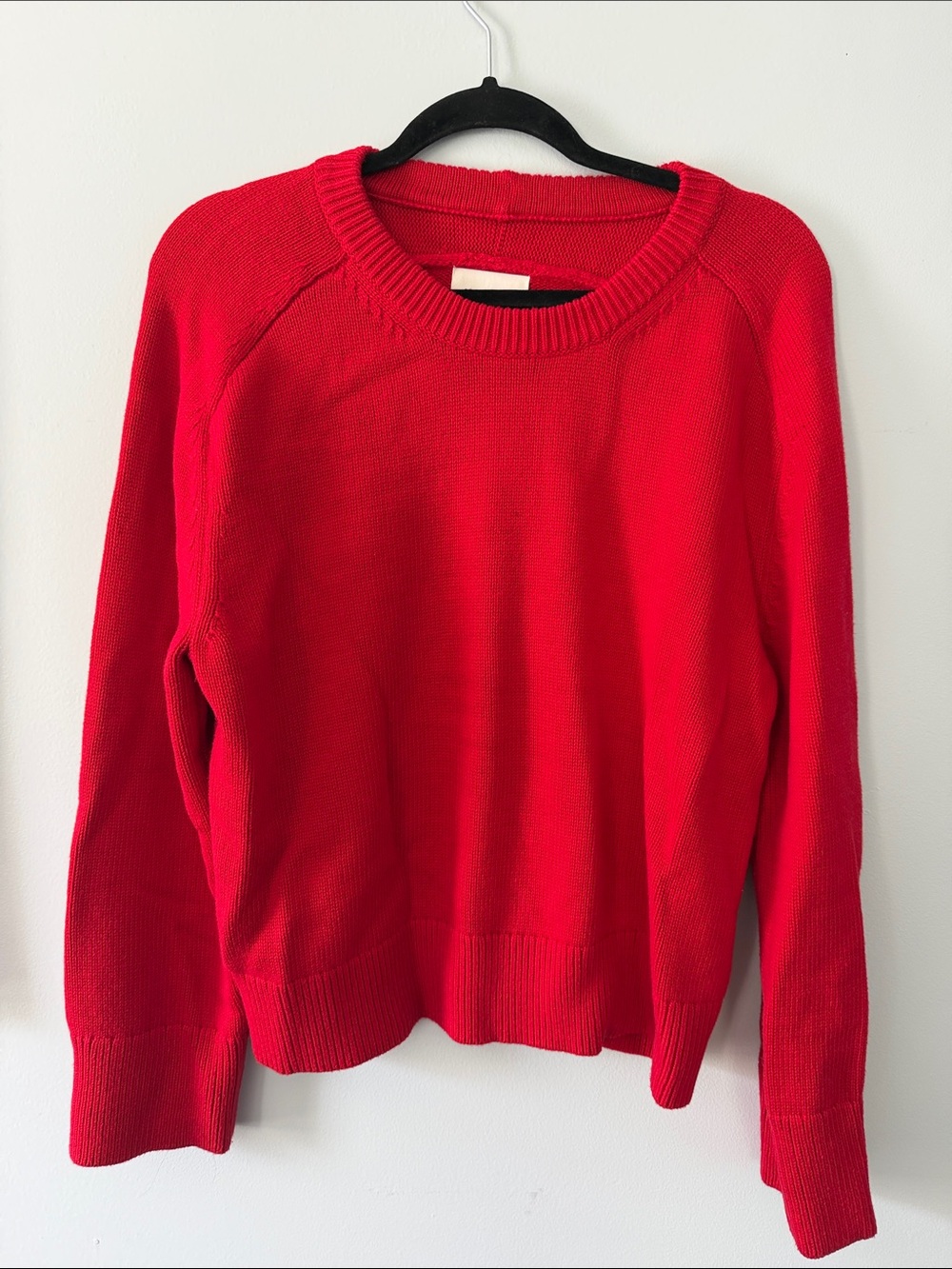 Abercrombie & Fitch Bright Red Crewneck Sweater